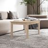 Couchtisch 80 x 50 x 40 cm Massivholz Kiefer [814279] Bild 5