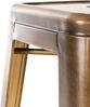 Barhocker 2er Set MILAN - Gold, Metall Barhocker ohne Lehne Barstuhl Tresenhocker Tresenstuhl Kneipenhocker Kneipenstuhl Bild 4