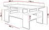 Couchtisch Cube, Sonoma Eiche, 110x60 cm Bild 3