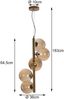 Luce Design Neptun 9120 S5 GO Pendelleuchte 5-flammig ECO Light Bild 4
