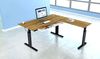 Kerkmann Schreibtisch Sitz- /Stehtisch Move 3 elegantt 180x180x72-120 cm mit Anbautisch Asteiche Bild 2