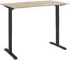 Schreibtisch >e-desk< in Bambus/anthrazit - 150x72x80 (B/H/T) elektrisch verstellbar Bild 2