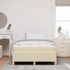 vidaXL Bettrahmen mit Matratze Creme 120 x 200 cm Stoff 3398932 Bild 3