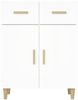 vidaXL Sideboard Weiß 69,5x34x89 cm Holzwerkstoff 812186 Bild 3
