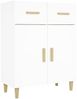 vidaXL Sideboard Weiß 69,5x34x89 cm Holzwerkstoff 812186 Bild 2