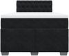vidaXL Boxspringbett mit Matratze Schwarz 120x200 cm Samt 3286290 Bild 4