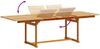 vidaXL 9-tlg. Garten-Essgruppe Massivholz Akazie und Textilene 3279321 Bild 5