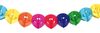Girlande Smiley Papier 400 cm Bild 1