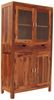 Vitrine Amba 100x180x45 aus indischem Sheesham-Massivholz Bild 2