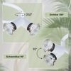 ZMH Verstellbarer LED Deckenstrahler GU10 3 Flammig Deckenspots Industrial Wohnzimmer Bild 3