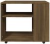 vidaXL Beistelltisch Braun Eiche 70x35x55 cm Holzwerkstoff 815107 Bild 5