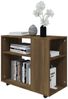 vidaXL Beistelltisch Braun Eiche 70x35x55 cm Holzwerkstoff 815107 Bild 4
