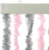 vidaXL Fliegenvorhang Silbergrau und Rosa 90x200 cm Chenille 377362 Bild 4