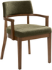 Esszimmerstuhl 2er Set DALBO Bouclé Braun Grün Bild 5