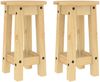 vidaXL Barhocker 2 Stk. Massivholz Kiefer 4005699 Bild 2