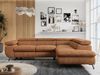 Mks Möbel 'Peter L-form' Ecksofa mit Bettfunktion, Bettkasten & einstellbaren Kopfstützen, Orange, Stoff, rechts Bild 4