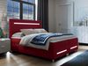 Boxspringbett Saziro LED, Rot, 160x200 cm Bild 2