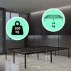 CLP Metallbett Hamlin mit Lattenrost stabil und belastbar,schwarz 200x140x41 cm Bild 2