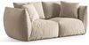 Micadoni Sofa Chris 3-Sitzer Samt Ecru Bild 2