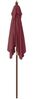 vidaXL Sonnenschirm mit Holzmast Bordeauxrot 198x198x231 cm 363187 Bild 4