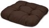 4er Set Beautissu Lisa Stuhlkissen 40 x 40 x 8 cm Schokobraun Bild 2