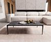 Couchtisch Levente 110x60 cm Keramik Laminam® Nero Greco Anthrazit Gestell Metall Schwarz Bild 2