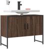vidaXL Waschbeckenunterschrank Braun Eichen-Optik 80x33x60 cm 842465 Bild 1