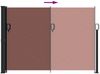 vidaXL Seitenmarkise Ausziehbar Braun 140x300 cm 4004299 Bild 5