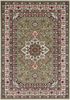 Orientalischer Kurzflor Teppich Parun Täbriz Grün - 80x150x0,9cm Bild 4