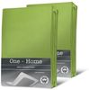 One Home Spannbettlaken Jersey, Jersey, Gummizug: rundum, (2 Stück), Double Pack mit Rundumgummizug, weich Bild 4