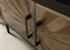 TV-Board Sheesham 210x45x50 schwarz lackiert SUN #107 Bild 5