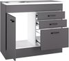 OPTIFIT Spülenschrank OPTImulti Breite 100 cm, Tiefe 50 cm, mit Spülenauflage Bild 3