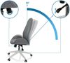 hjh OFFICE Home Office Bürostuhl AVEA I Stoff Grau Bild 3