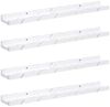 vidaXL Wandregal 4 pcs Weiß Marmor 60 x 9 x 3 cm Holzwerkstoff 42020027 Bild 2