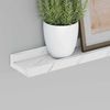 vidaXL Wandregal 4 pcs Weiß Marmor 60 x 9 x 3 cm Holzwerkstoff 42020027 Bild 5