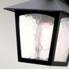Außenleuchte, Wandlampe, ALU-Druckguss Glas, H 31 cm Bild 2