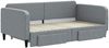vidaXL Tagesbett Ausziehbar mit Schubladen Hellgrau 100x190 cm Stoff 3196895 Bild 3
