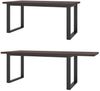Esstisch ""Halle"" Küchentisch 170x90cm Wallace Eiche schwarz Bild 1