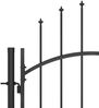 vidaXL Gartentor Woerden mit Speerspitze 5 x 1,25 m Schwarz 146323 Bild 4