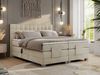 Boxspringbett elektrisch verstellbar, Schlafzimmerbett, Bettkasten - ELEKTRO - 180 x 200 cm - Beige Velvet - H3 Bild 3