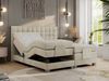 Boxspringbett elektrisch verstellbar, Schlafzimmerbett, Bettkasten - ELEKTRO - 180 x 200 cm - Beige Velvet - H3 Bild 1