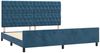 vidaXL Bettgestell ohne Matratze Dunkelblau 200x200 cm Samt 3125962 Bild 4