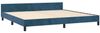 vidaXL Bettgestell ohne Matratze Dunkelblau 200x200 cm Samt 3125962 Bild 5