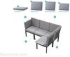 Sieger Lugo Seitenkissen nieder mit Sunproof® Stoffbezug, Hellblau 34 x 8 x 53 cm Bild 3
