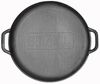 36 cm Deckel-Bratpfanne aus Gusseisen Universaldeckel Servierpfanne Induktion Bild 3