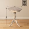 CLP Beistelltisch Wiva 50 cm aus Mindiholz Tischplatte rund Couchtisch,natura Bild 2