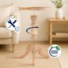 CLP Beistelltisch Wiva 50 cm aus Mindiholz Tischplatte rund Couchtisch,natura Bild 4