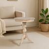 CLP Beistelltisch Wiva 50 cm aus Mindiholz Tischplatte rund Couchtisch,natura Bild 3