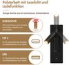 Polsterbett 160x200 cm mit 2 Nachttischen, 4 Schubladen, Leselicht, USB/Type-C und Matratze – Samt in Grau Bild 4