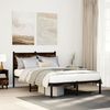 vidaXL Metallbett ohne Matratze Räuchereiche 120x190 cm 4007664 Bild 3